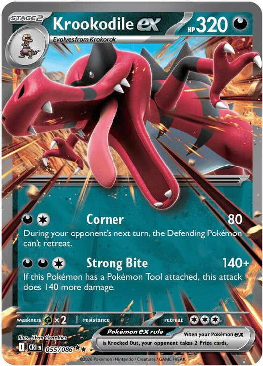 Krookodile ex - ME04: Chaos Rising