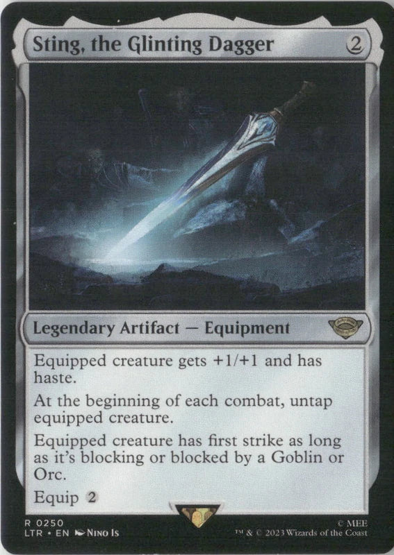 Scan Image | Sting, the Glinting Dagger - Universes Beyond: The Lord of the Rings: Tales of Middle-earth | [1C74F3FA]
