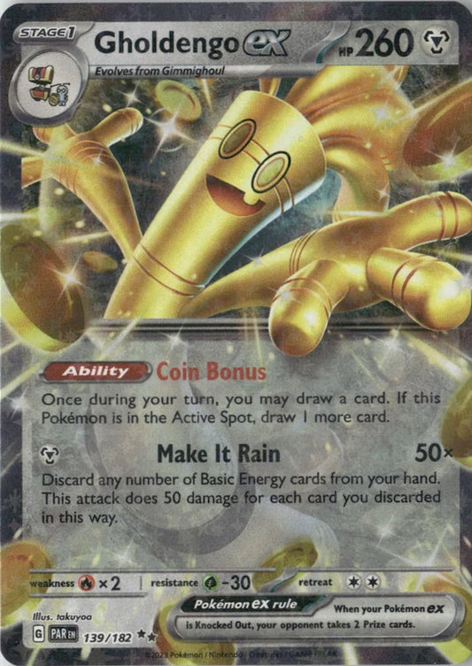 Gholdengo ex - 139/182 - SV04: Paradox Rift