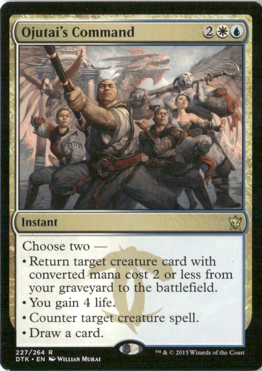 Ojutai's Command - Dragons of Tarkir