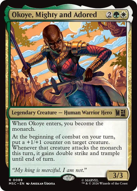 Okoye, Mighty and Adored - Commander: Marvel Super Heroes