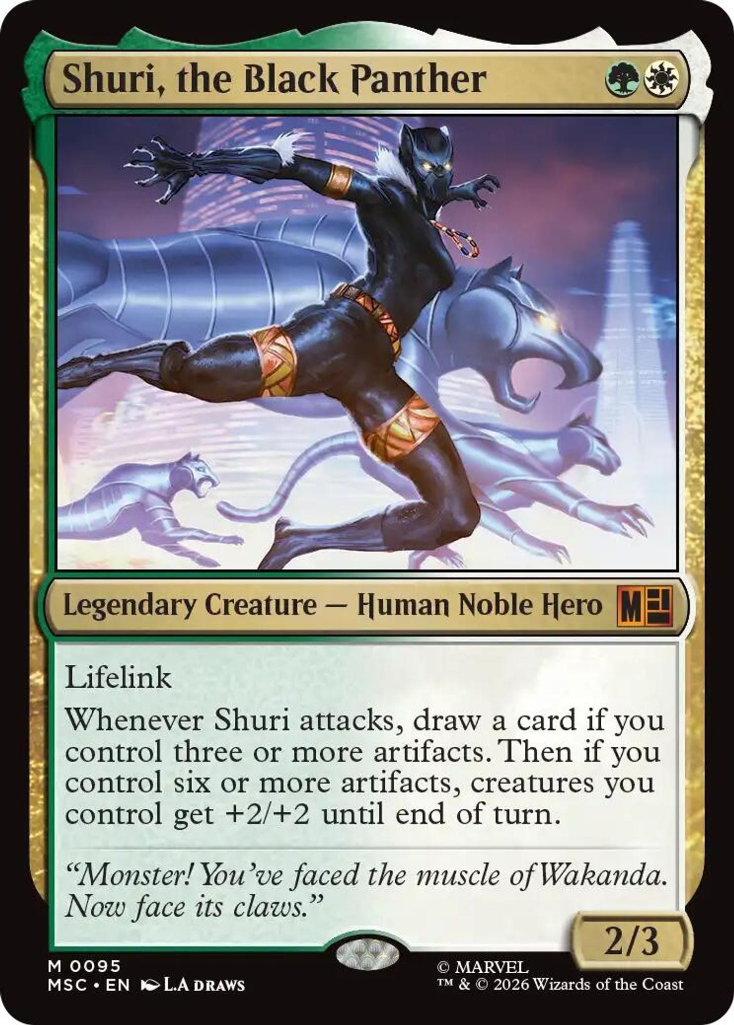 Shuri, the Black Panther (Surge Foil)