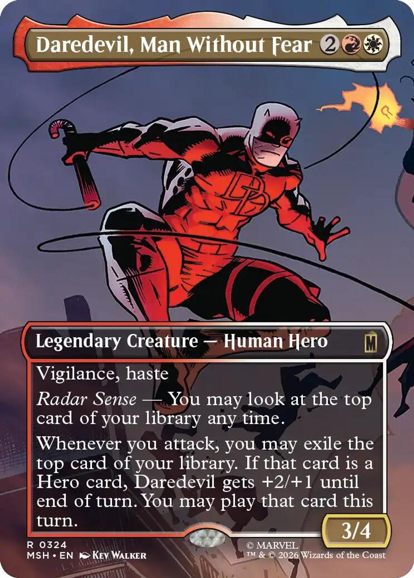 Daredevil, Man Without Fear (Borderless) (0324)