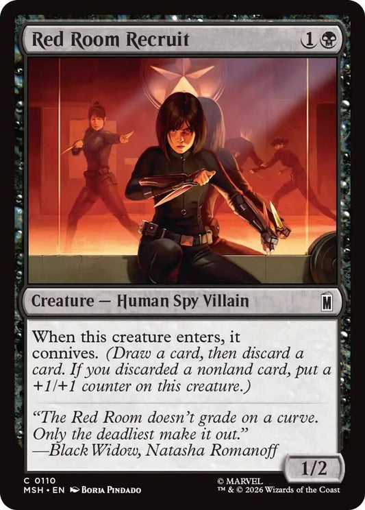 Red Room Recruit - Marvel Super Heroes