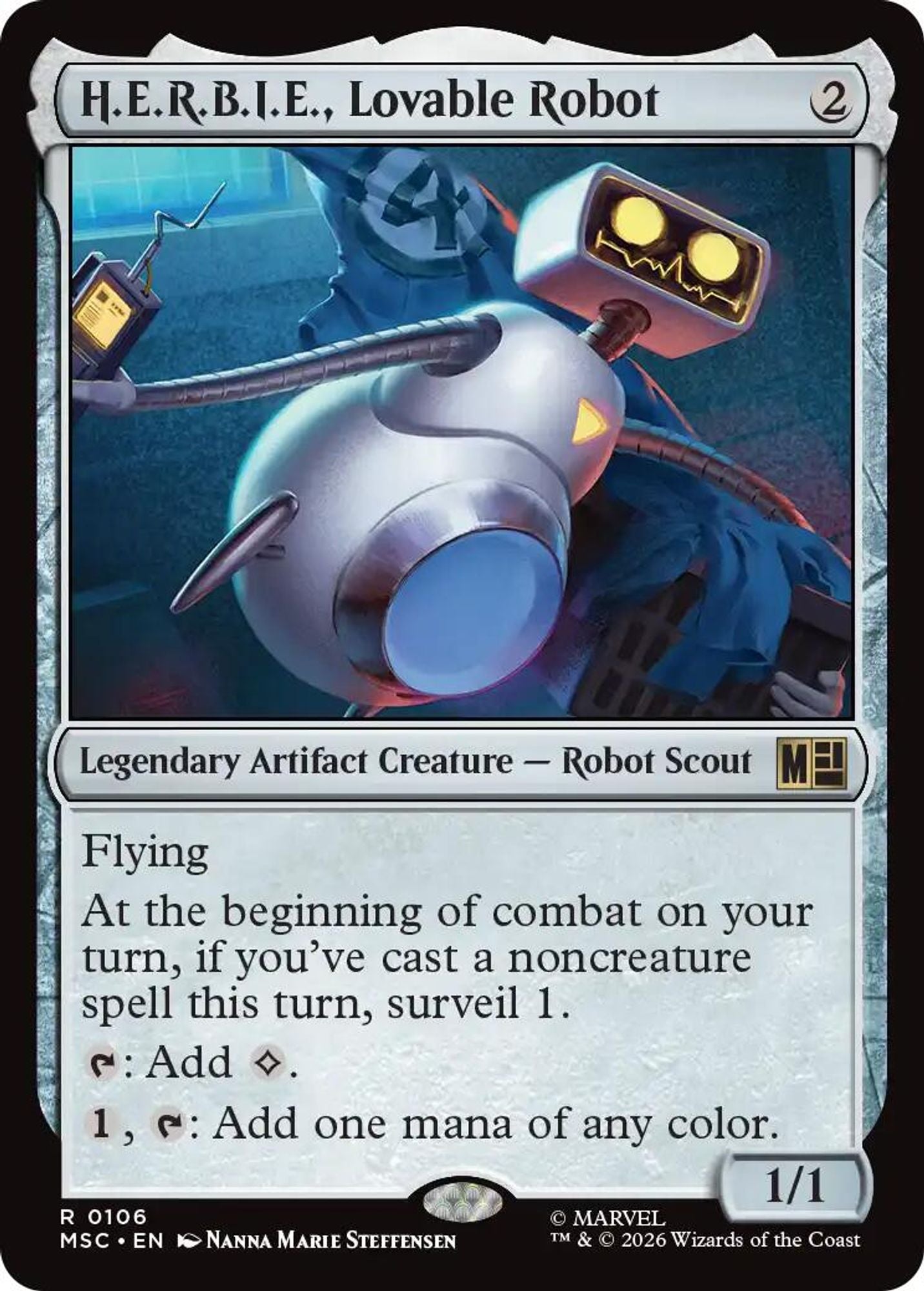 H.E.R.B.I.E., Lovable Robot (Surge Foil)