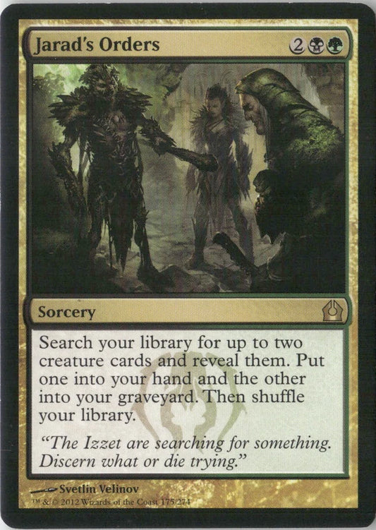 Scan Image | Jarad's Orders - Return to Ravnica | [0A40906C]