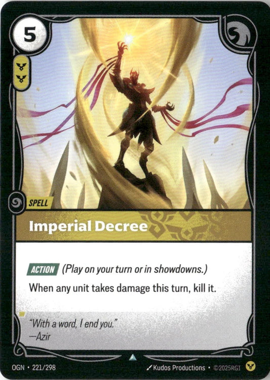 Imperial Decree - Origins