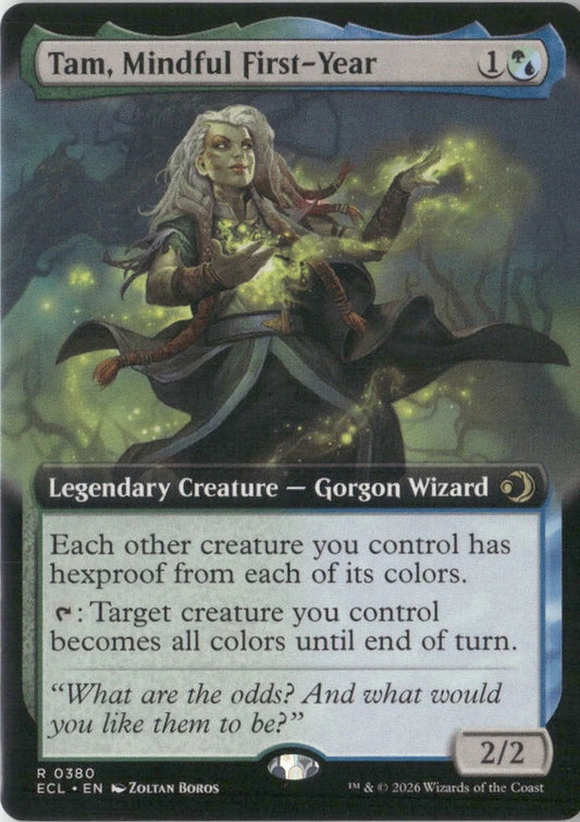 Scan Image | Tam, Mindful First-Year (Extended Art) - Lorwyn Eclipsed | [7E1F8308]
