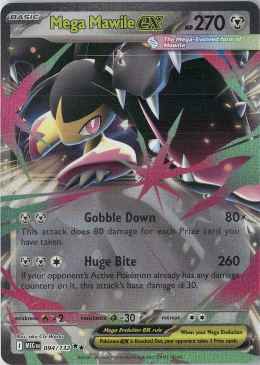 Mega Mawile ex - 094/132 - ME01: Mega Evolution