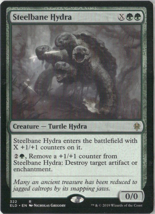 Scan Image | Steelbane Hydra - Throne of Eldraine | [0C31389F]