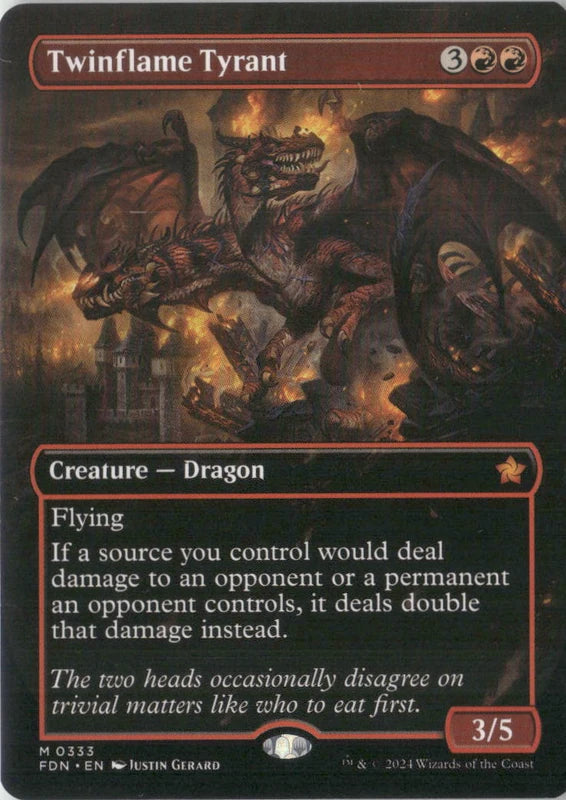 Scan Image | Twinflame Tyrant (Borderless) - Foundations | [5D61D2F7]