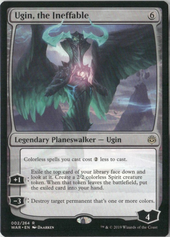 Scan Image | Ugin, the Ineffable - War of the Spark | [F0DFA4F5]