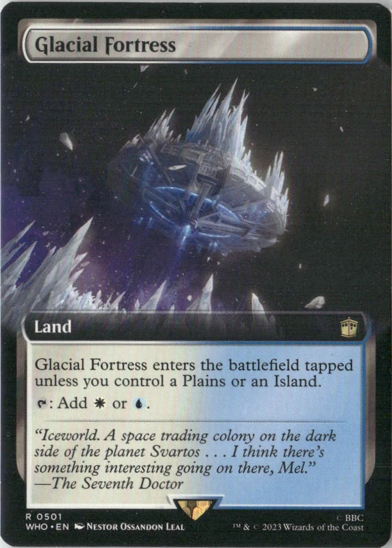 Scan Image | Glacial Fortress (Extended Art) - Universes Beyond: Doctor Who | [A8F7B893]