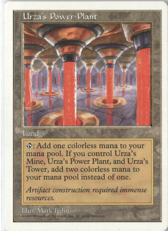 Scan Image | Urza's Power Plant - Fifth Edition | [895B2AEB]