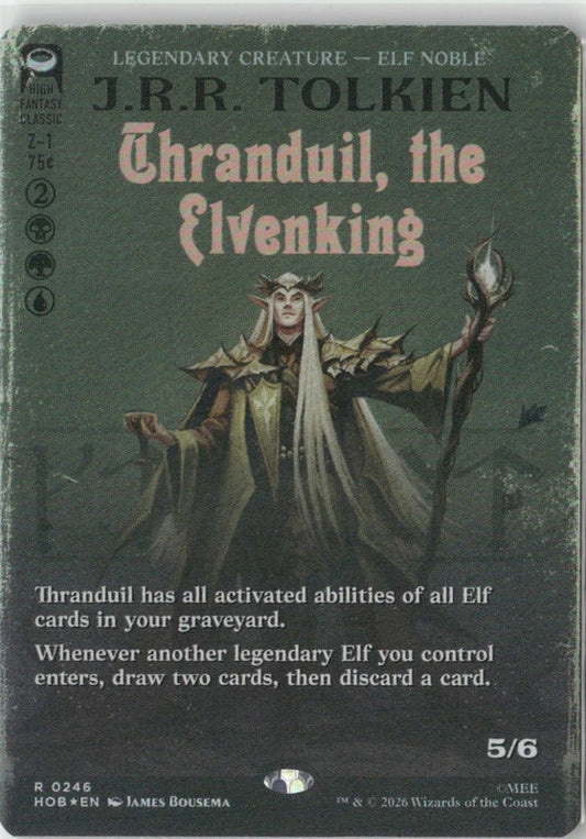 Scan Image | Thranduil, the Elvenking (Borderless) (Surge Foil) - The Hobbit | [7A4DC431]