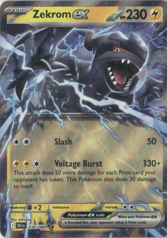 Zekrom ex - SV: Black Bolt