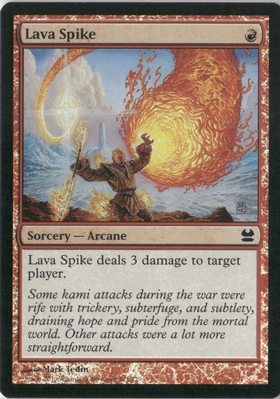 Scan Image | Lava Spike - Modern Masters | [87B2C3C0]