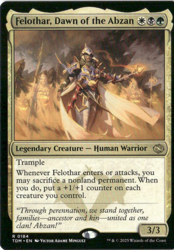 Felothar, Dawn of the Abzan - Tarkir: Dragonstorm
