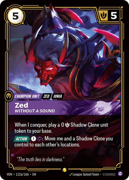 Zed - Without a Sound (Alternate Art)