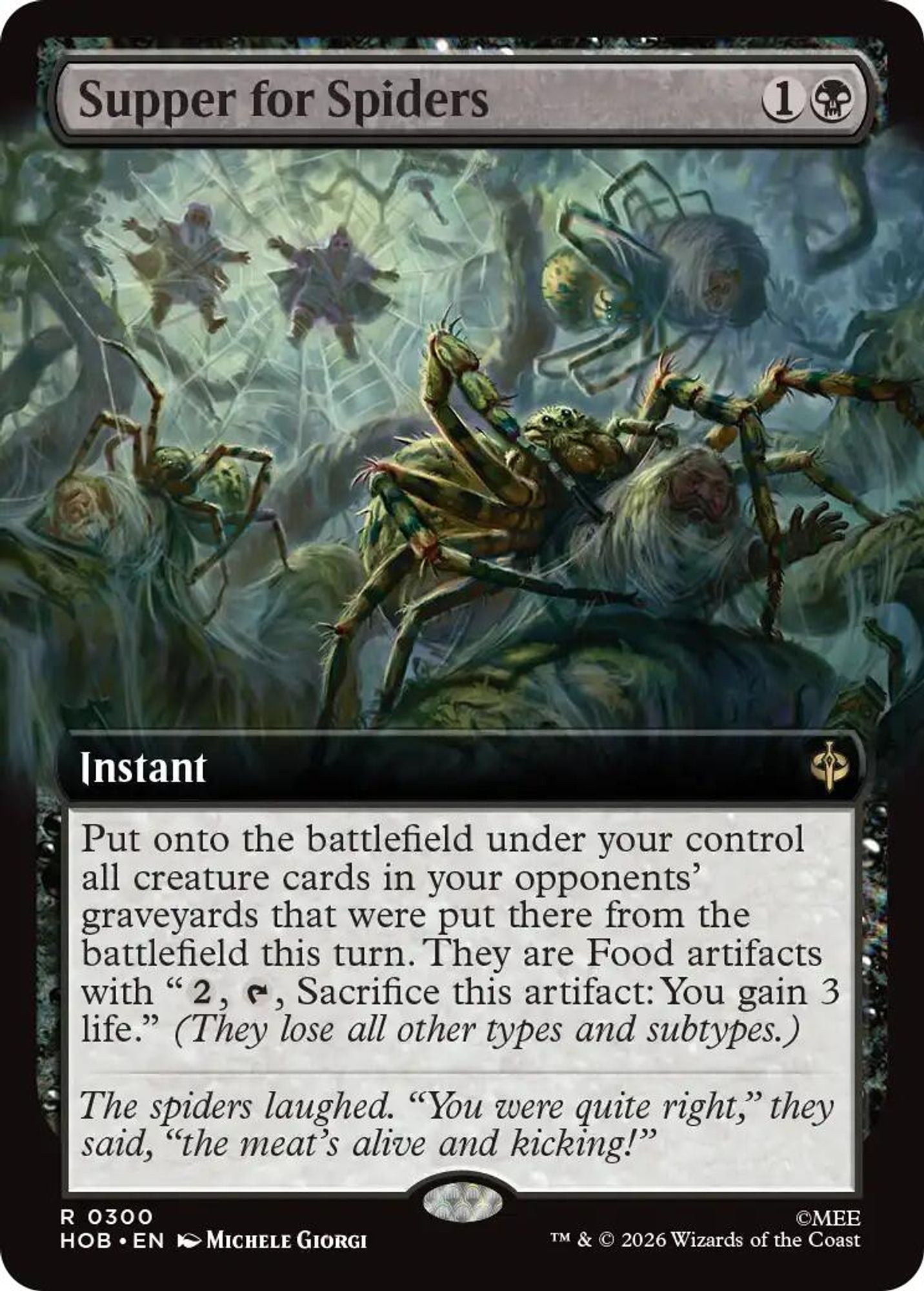 Supper for Spiders (Extended Art)
