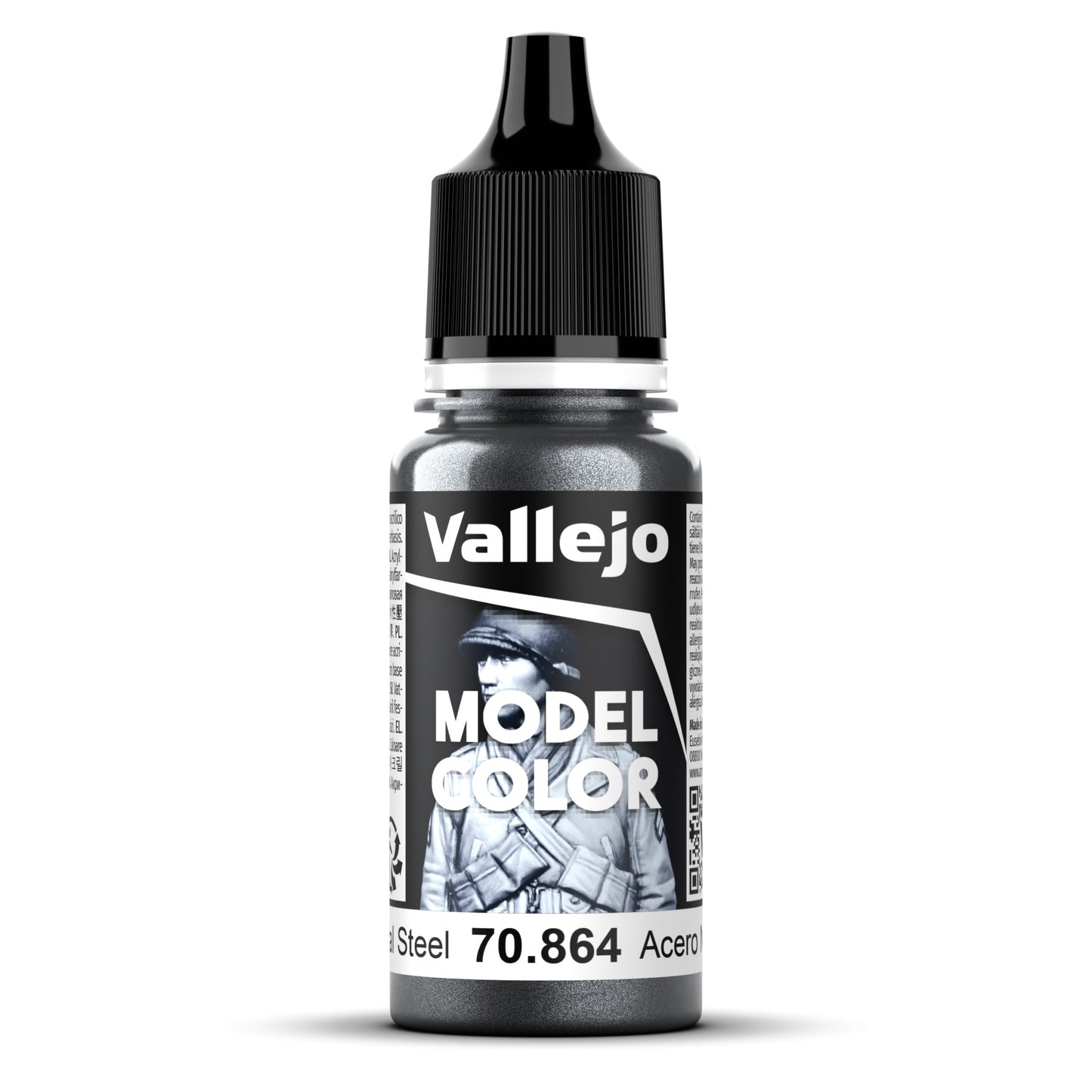 Vallejo Model Colour - Natural Steel 18ml