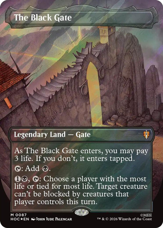 The Black Gate (Borderless) (Surge Foil)