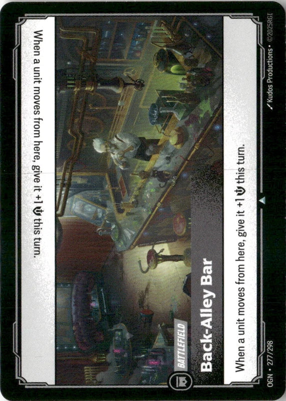 Back-Alley Bar - Origins