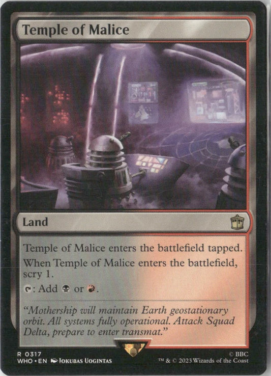 Scan Image | Temple of Malice - Universes Beyond: Doctor Who | [E57ECA17]