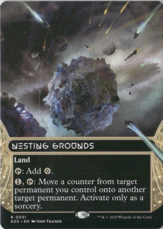 Scan Image | Nesting Grounds (0031) (Borderless) - Edge of Eternities: Stellar Sights | [FD959BF5]