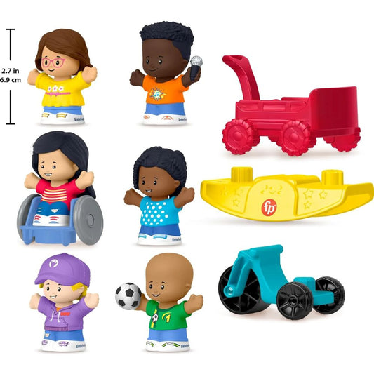 Little People - 6 Figs + Play Pieces