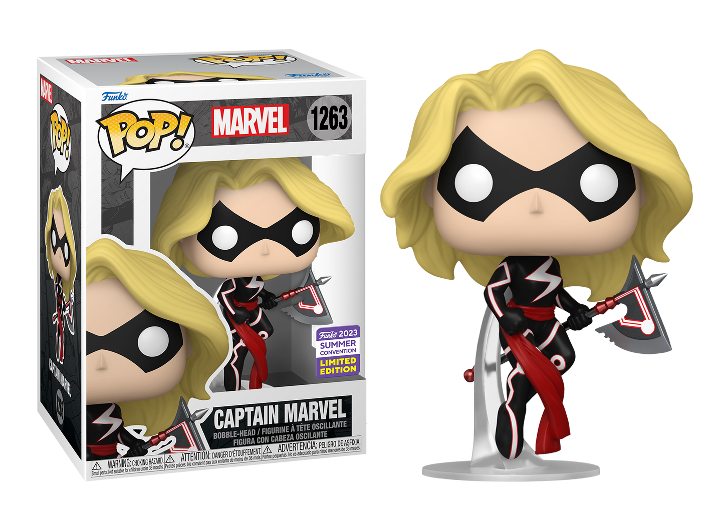 Marvel - Captain Marvel with Axe SDCC 2023 Summer Convention Exclusive Pop! Vinyl
