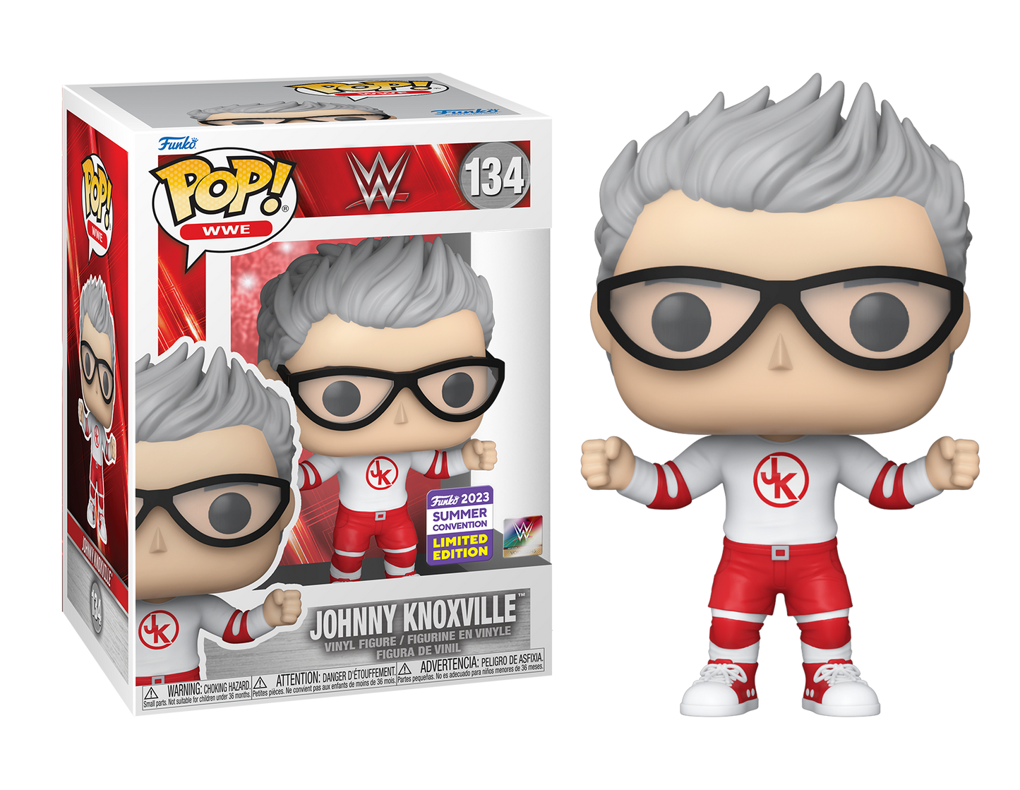 WWE - Johnny Knoxville SDCC 2023 Summer Convention Exclusive Pop! Vinyl
