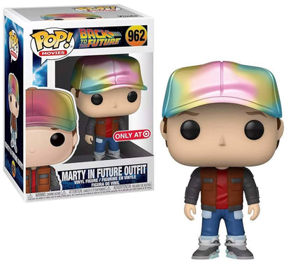 Back to the Future - Marty In Future Outfit Metallic US Exclusive Pop! Vinyl #962