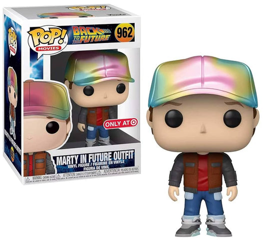 Back to the Future - Marty In Future Outfit Metallic US Exclusive Pop! Vinyl #962
