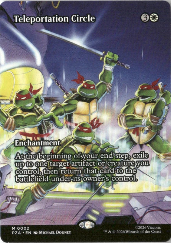 Scan Image | Teleportation Circle (Borderless) - Teenage Mutant Ninja Turtles Source Material | [C4F1F419]