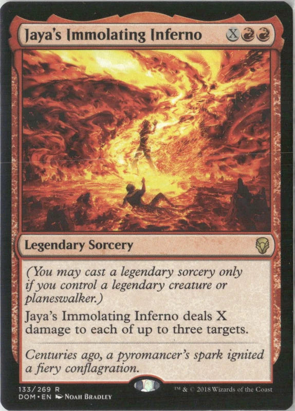 Scan Image | Jaya's Immolating Inferno - Dominaria | [8F2EFA2A]