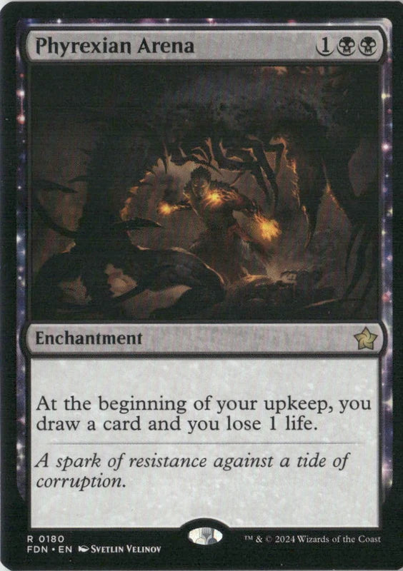 Scan Image | Phyrexian Arena - Foundations | [7BC63391]