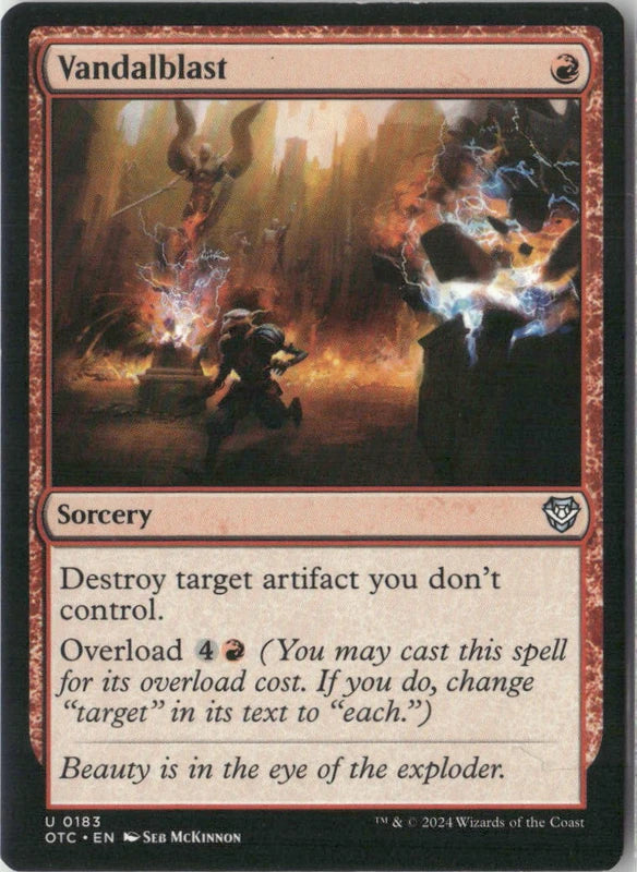 Scan Image | Vandalblast - Commander: Outlaws of Thunder Junction | [70AFC97E]