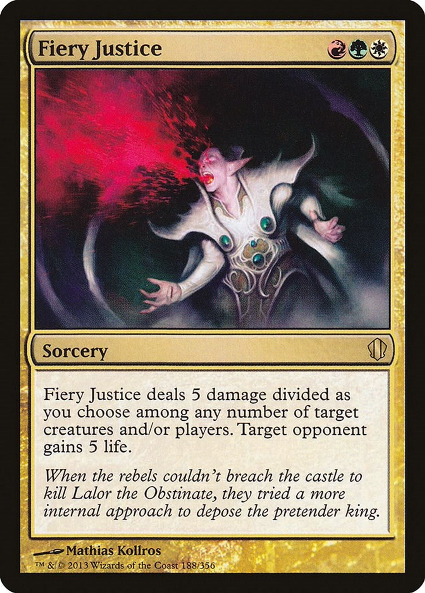 Fiery Justice - Commander 2013