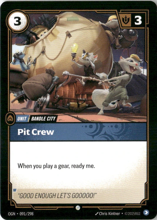 Pit Crew - Origins