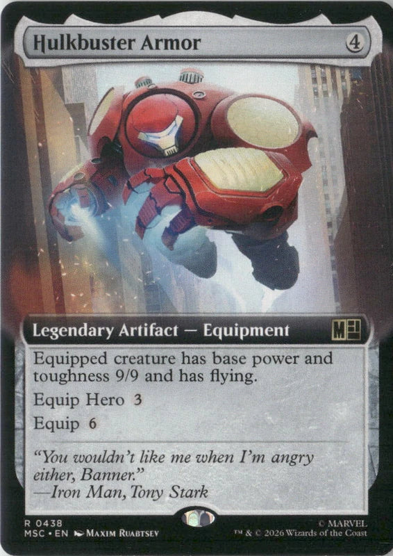 Scan Image | Hulkbuster Armor (Extended Art) - Commander: Marvel Super Heroes | [8499B741]