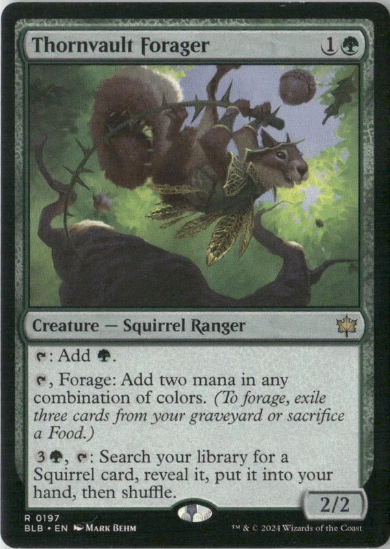 Scan Image | Thornvault Forager - Bloomburrow | [D83E45A8]