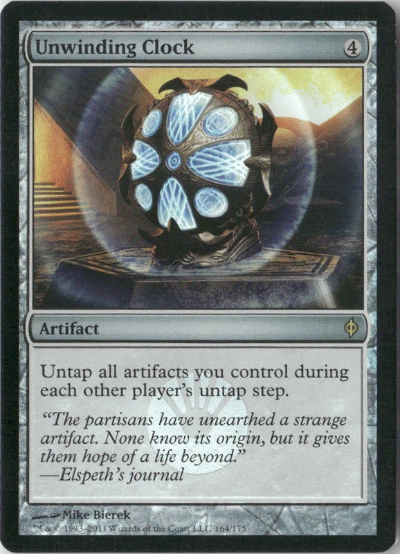 Scan Image | Unwinding Clock - New Phyrexia | [D57F3128]