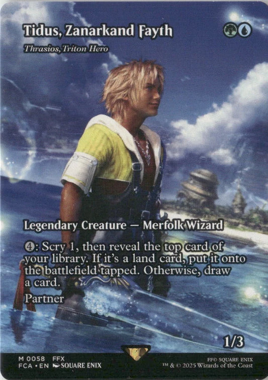 Scan Image | Tidus, Zanarkand Fayth - Thrasios, Triton Hero (Showcase) - FINAL FANTASY: Through the Ages | [A0311515]