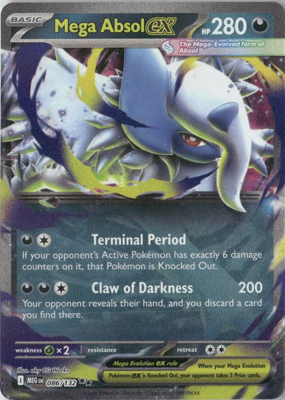 Mega Absol ex - 086/132 - ME01: Mega Evolution