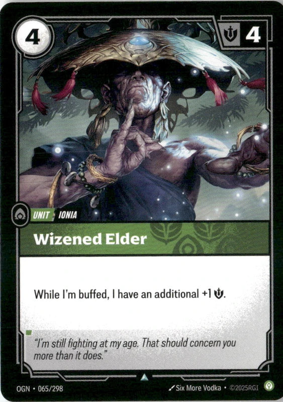 Wizened Elder - Origins