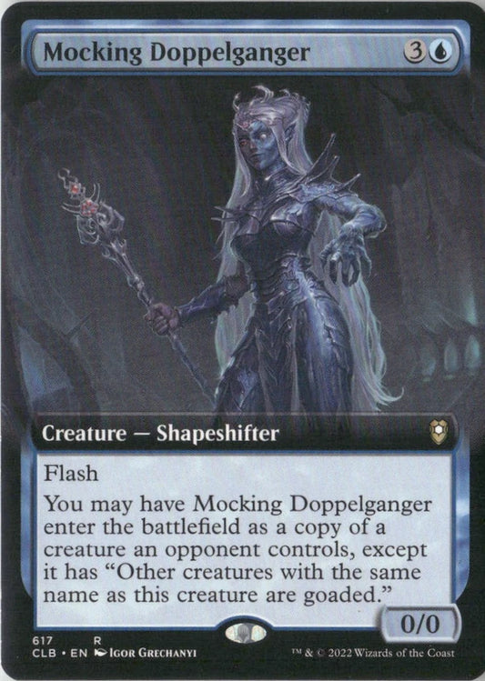 Scan Image | Mocking Doppelganger (Extended Art) - Commander Legends: Battle for Baldur's Gate | [1B599E08]