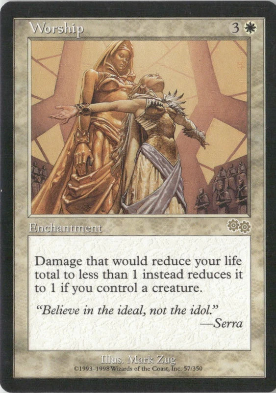 Scan Image | Worship - Urza's Saga | [0B1B315A]