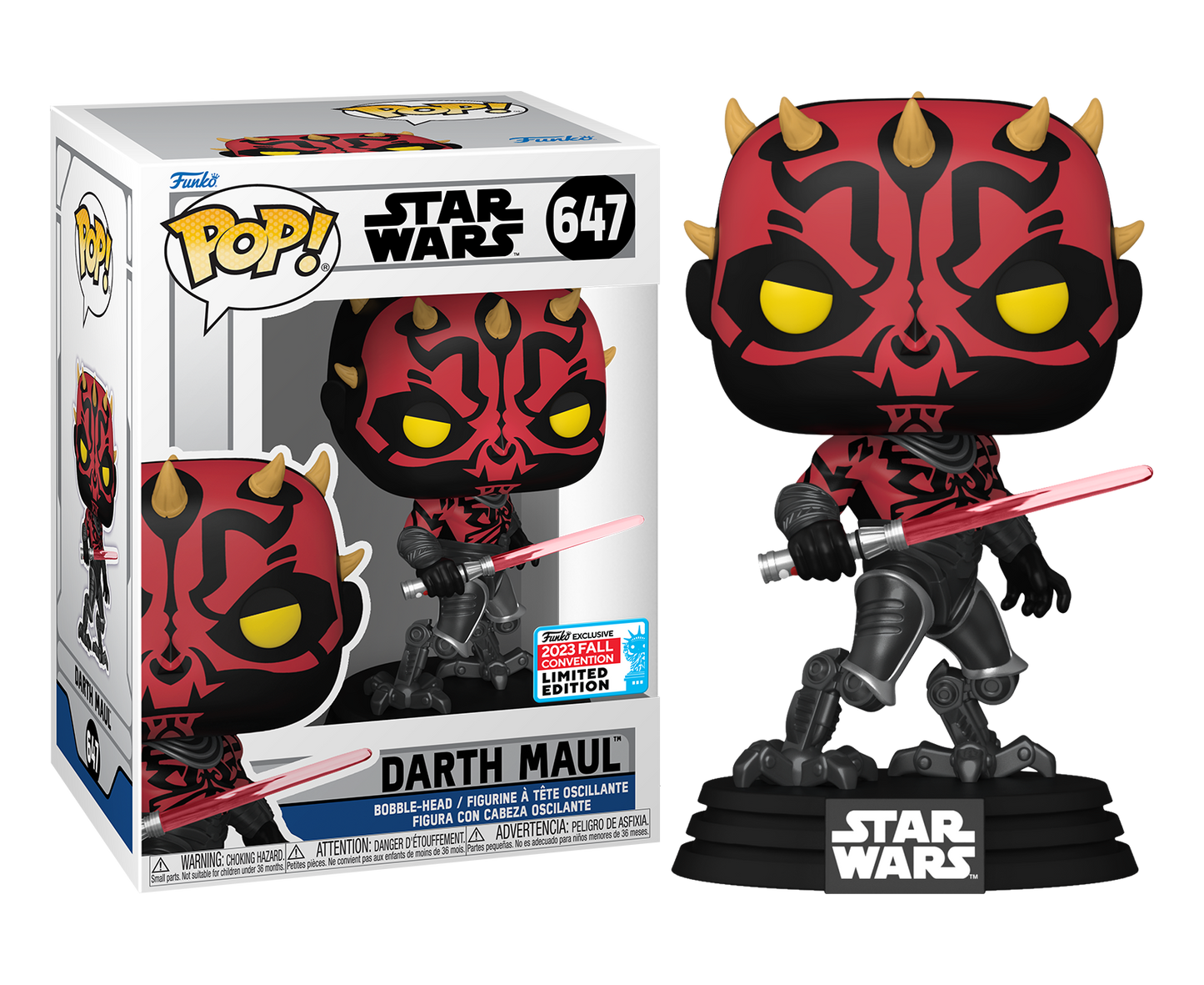 Star Wars - Darth Maul NYCC 2023 Fall Convention Exclusive Pop! Vinyl