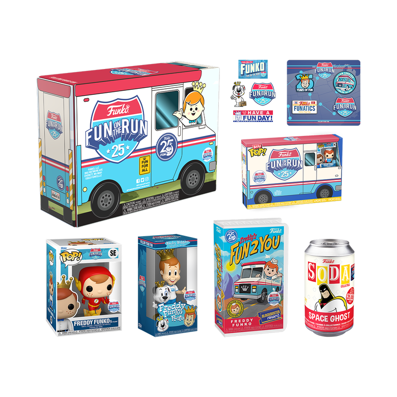 Funko 25th Anniversary Fun On The Run Box